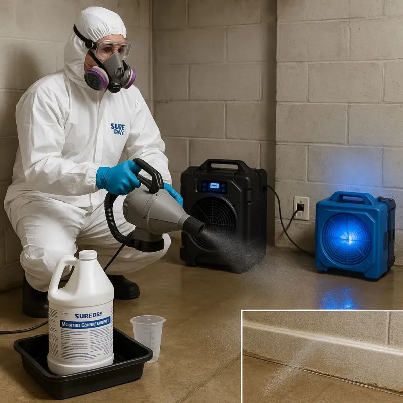 Sanitization and Odor Removal process in Ansted, WV