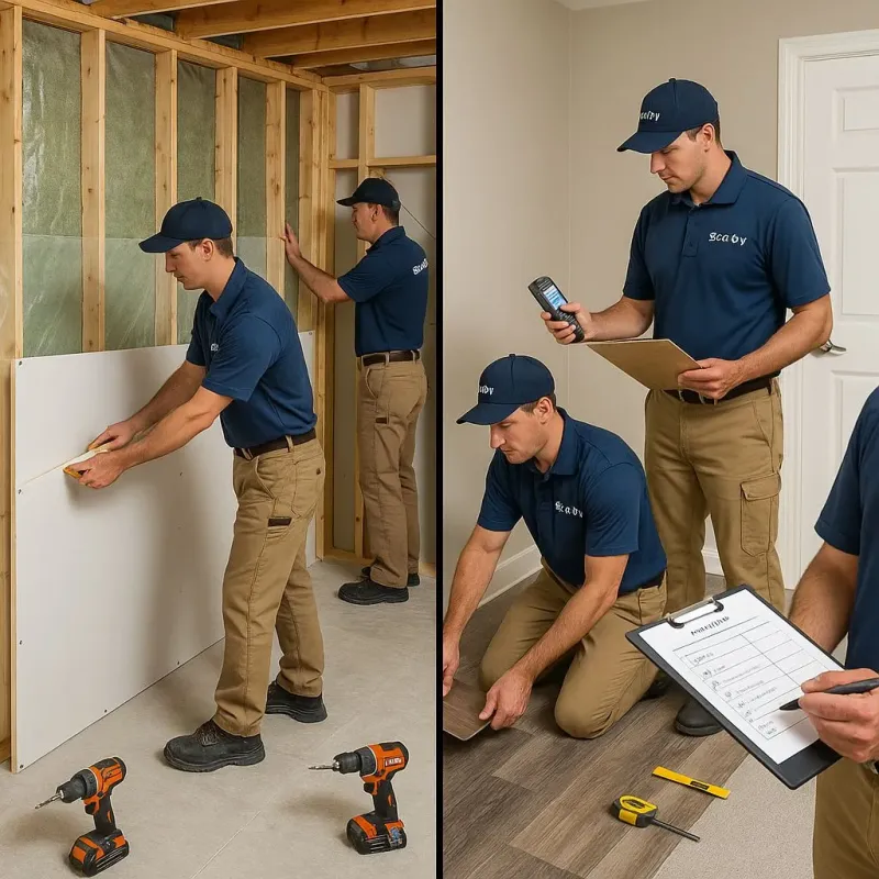Repairs and Reconstruction process in Ansted, WV